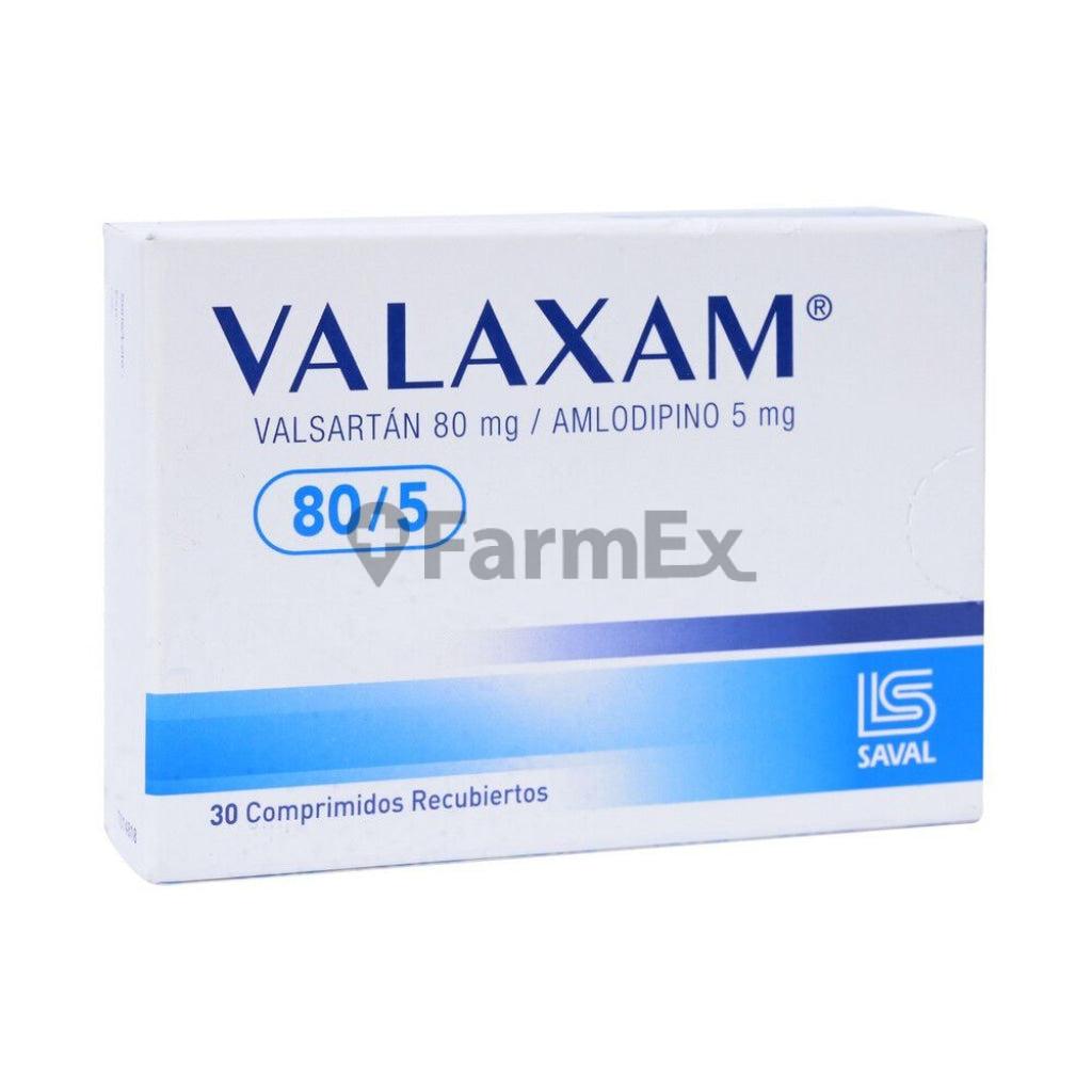 Valaxam 80 / 5 mg x 30 comprimidos "Ley Cenabast" LAB. SAVAL